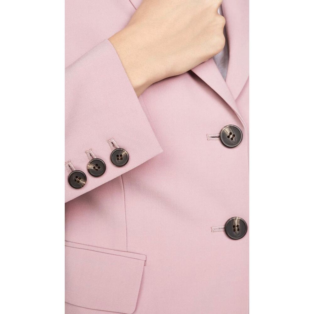 Theory Suit Set Wool in Lavender Tailored Blazer Size 2 & Pants Size 4 Stretchy - Picture 3 of 12